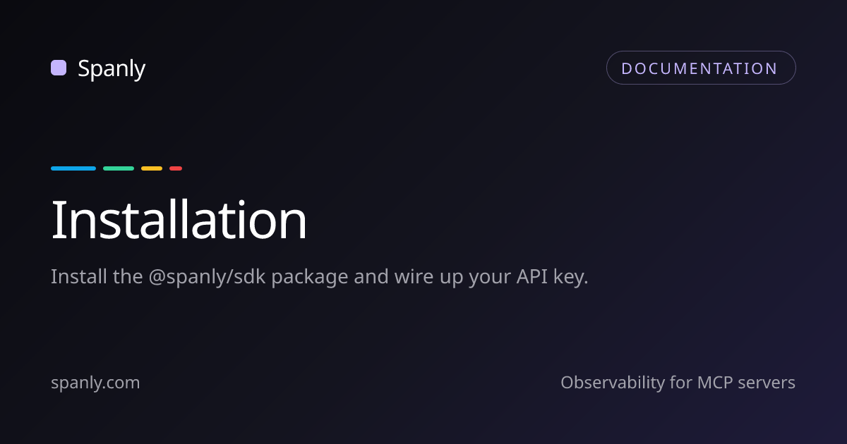 Installation – Spanly Docs